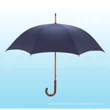 Parapluie droit à arbre ouvert en bois (BD-14)